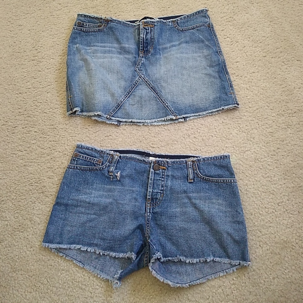 Abercrombie and Fitch mini and shorts